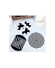 DESENLİ BARDAK ALTI SİLİKON EPOKSİ KALIP - 112 x 112-Kod:391