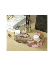 Mum Altlığı Silikon Kalıp Epoksi Döküm Kalıbı-Kod:1043