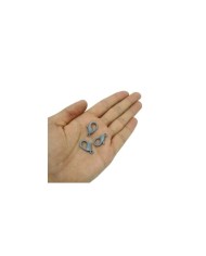 Papağan Klips - Gri - 5 Adet