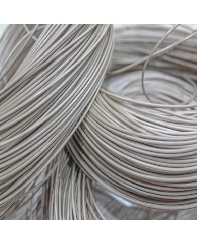 Renkli Sentetik Plastik Rattan 500g Gr -2mm - Gri -Stok İçin İletişime Geçiniz