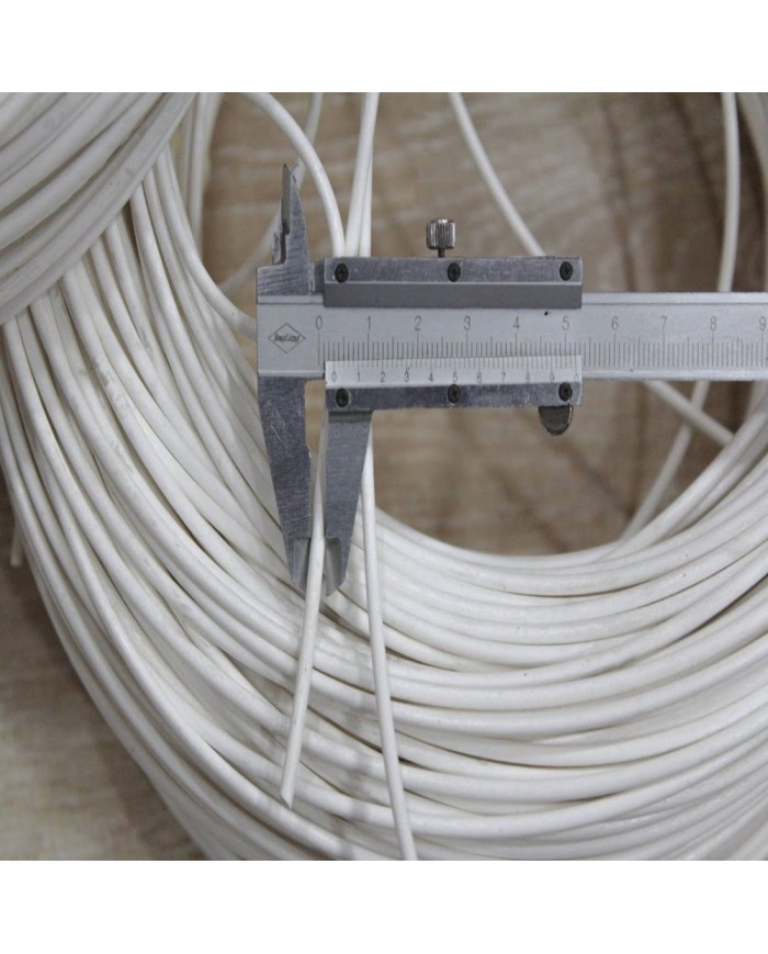 Renkli Sentetik Plastik Rattan 500g Gr - 2mm - Beyaz-Stok İçin İletişime Geçiniz