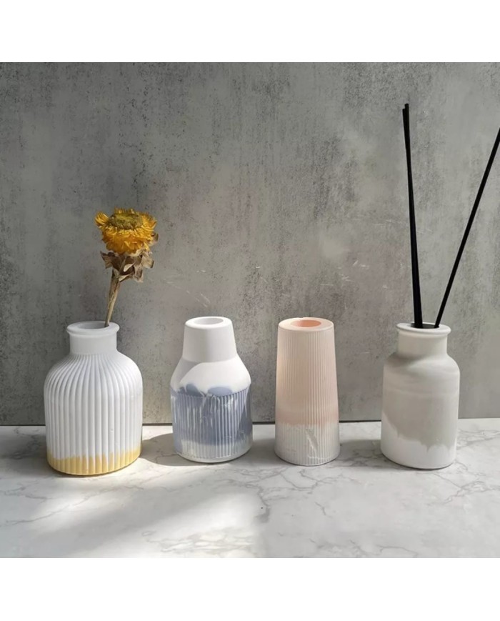 Tombul Saksı Silikon Beton Kalıbı