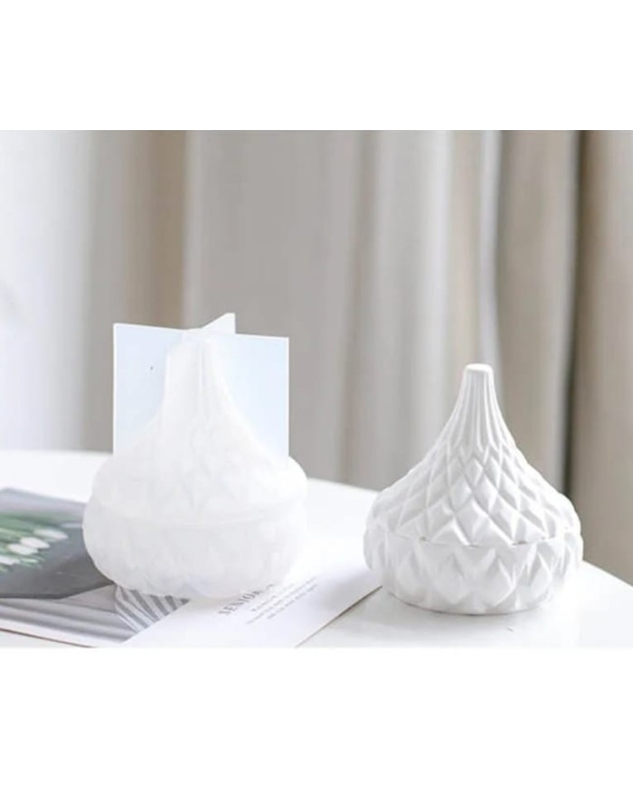 Kapaklı Şekerlik Dekoratif Beton Kalıbı -Kod:434