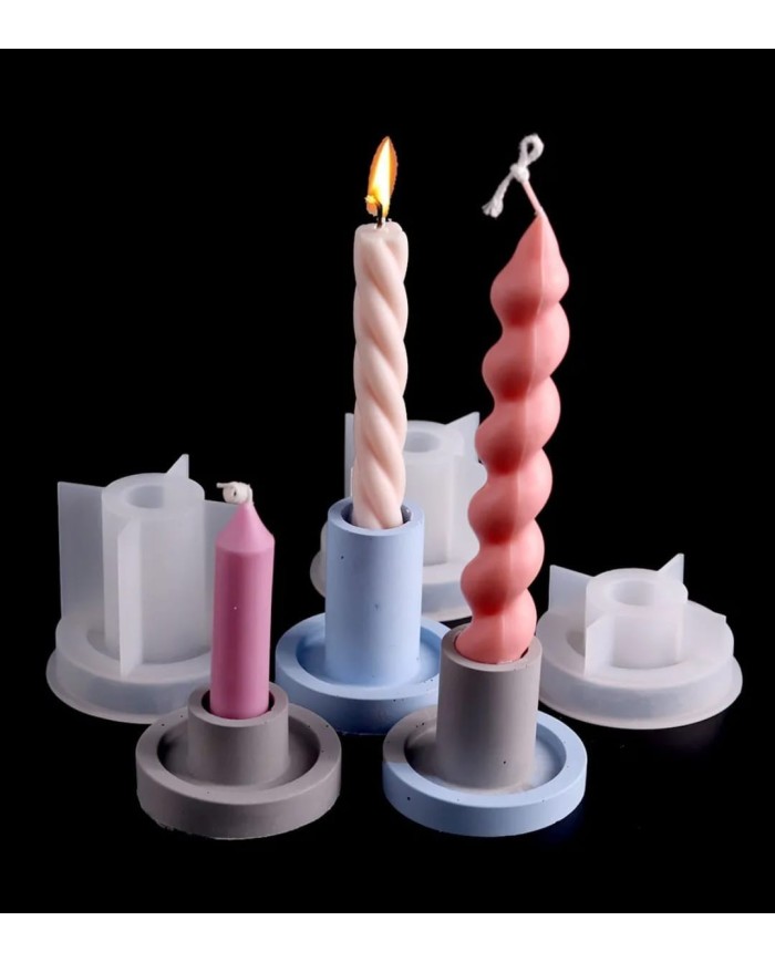 Büyük Mum Altlığı - Hobi Silikon Kalıbı - Kod:306