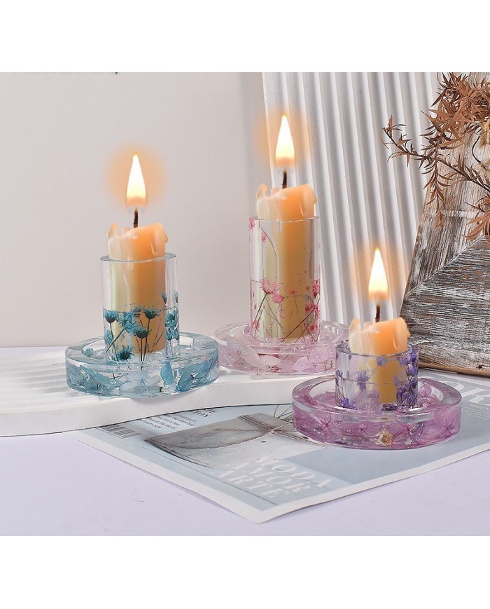 Büyük Mum Altlığı - Hobi Silikon Kalıbı - Kod:306