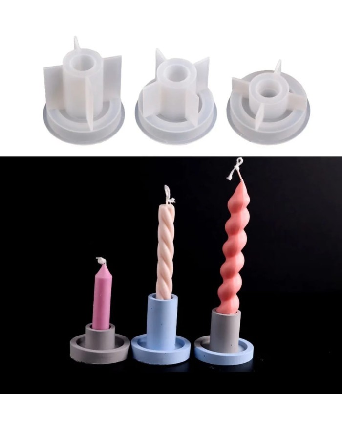 Ortanca Mum Altlığı - Hobi Silikon Kalıbı - Kod:433