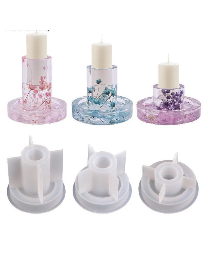 Küçük Mum Altlığı - Hobi Silikon Kalıbı - Kod:413