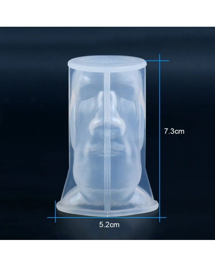 Maoi Heykel Mum- Hobi Silikon Kalıbı - Kod: