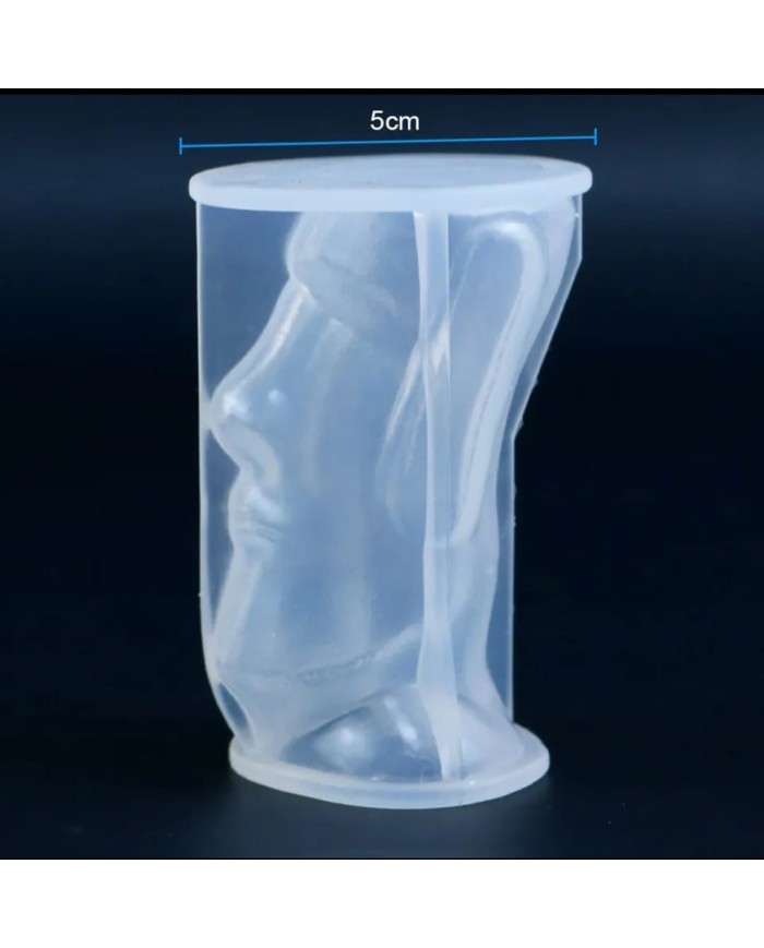 Maoi Heykel Mum- Hobi Silikon Kalıbı - Kod: