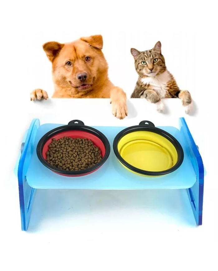 Kedi & Köpek Silikon Mama Standı - Hobi Silikon Kalıbı -Kod: