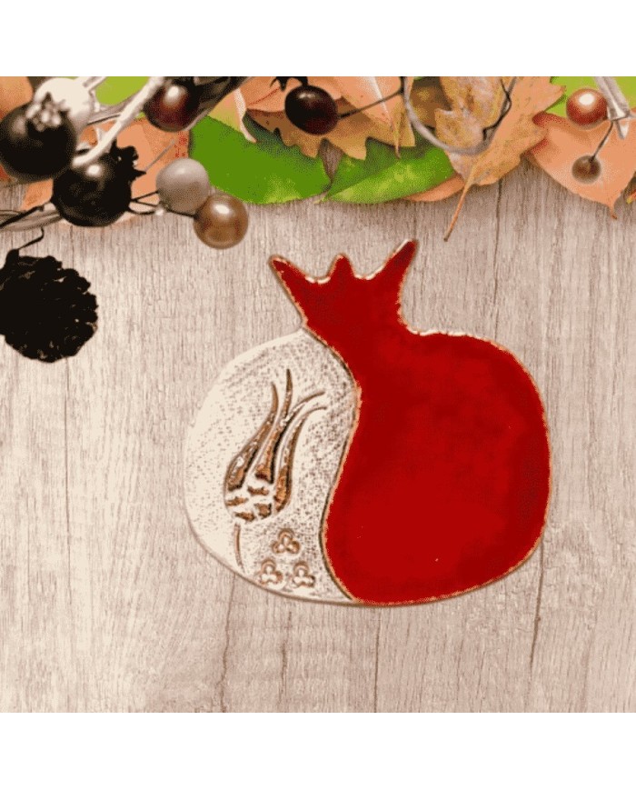 Nar Bardak Altı Kalıbı - Hobi Silikon Kalıbı -Kod:Sn32