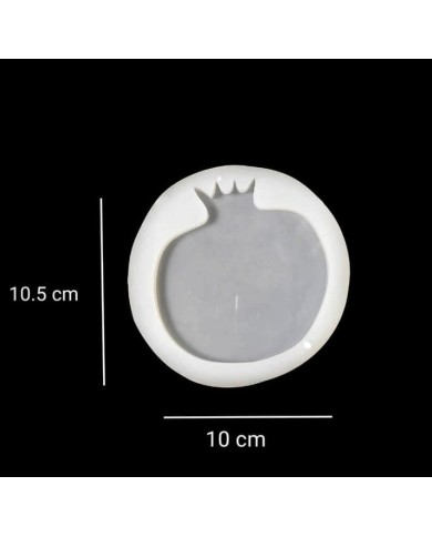 Nar Bardak Altı Kalıbı - Hobi Silikon Kalıbı -Kod:Sn32