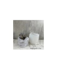 Yumruk Beton Saksı Kalıbı - Hobi Silikon Kalıbı -Kod:1063