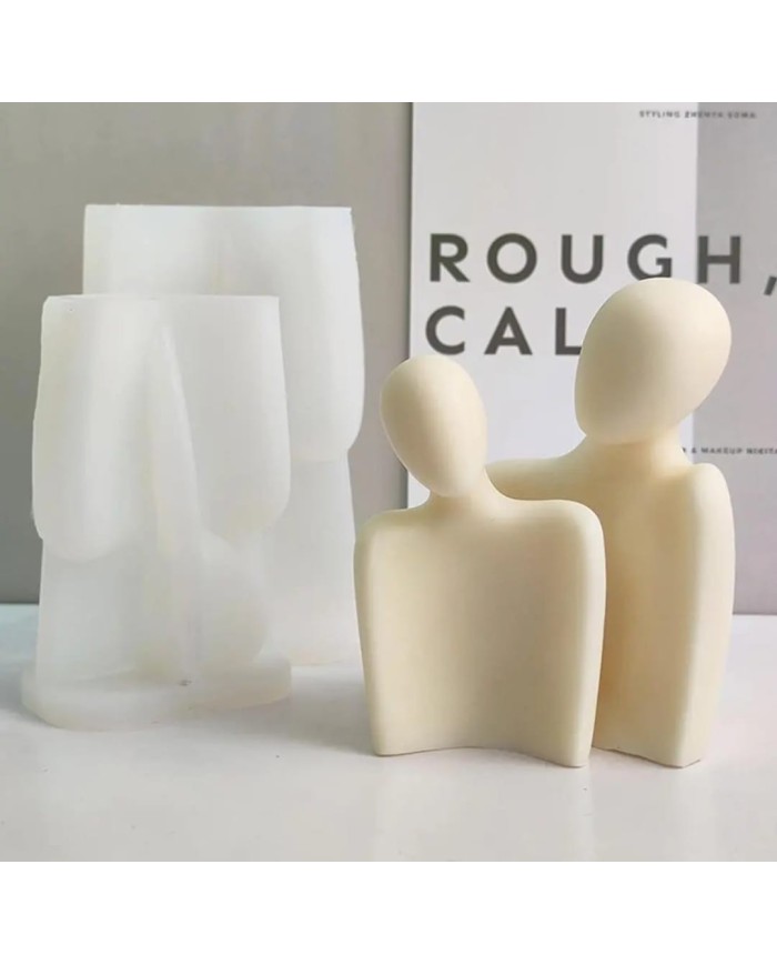 Bakışan Heykel Model2 Mum Kalıbı - Hobi Silikon Kalıbı -Kod:467