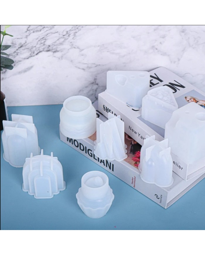 Pasta Dilimi Mum Kalıbı - Hobi Silikon Kalıbı -Kod:409