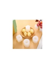 Yuvarlak Bacalı Ev Beton Kalıbı - Hobi Silikon Kalıbı -Kod:1076