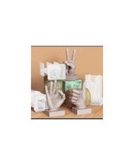 Barış İşareti Dekoratif Beton Kalıbı - Hobi Silikon Kalıbı -Kod:1082