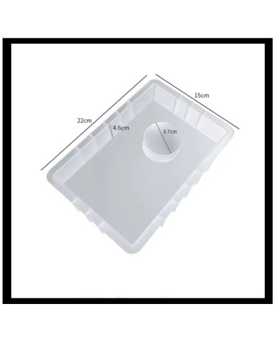 Dikdörtgen Dekoratif Saat Kalıbı Seti - Hobi Silikon Kalıbı -Kod:437 Dikdörtgen Dekoratif Saat Kalıbı Seti - Hobi Silikon Kalıbı -Kod:437