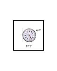 Kare Dekoratif Saat Kalıbı Seti - Hobi Silikon Kalıbı -Kod:425