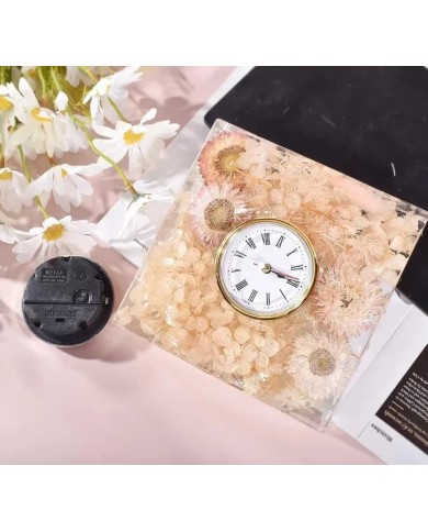 Kare Dekoratif Saat Kalıbı Seti - Hobi Silikon Kalıbı -Kod:425 Kare Dekoratif Saat Kalıbı Seti - Hobi Silikon Kalıbı -Kod:425