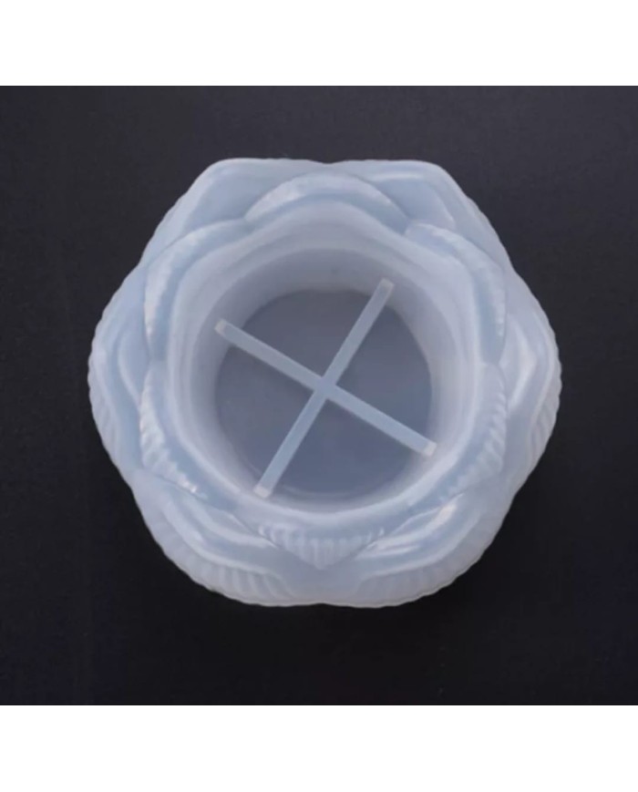 Lotus Mum Kalıbı - Hobi Silikon Kalıbı -Kod:1077