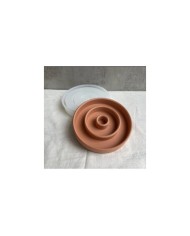 Çember içi Çember Tabanlı Mum Altlığı Kalıbı - Hobi Silikon Kalıbı -Kod: