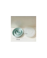 Çember içi Çember Tabanlı Mum Altlığı Kalıbı - Hobi Silikon Kalıbı -Kod: