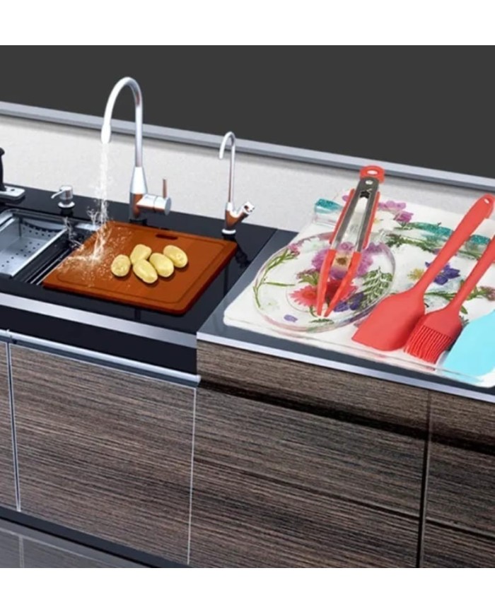 Tezgah Üstü Kaşıklık Seti Epoksi Kalıbı - Hobi Silikon Kalıbı -Kod: