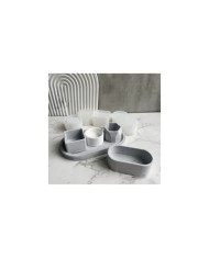 Altıgen Beton Saksı Kalıbı - Hobi Silikon Kalıbı -Kod: