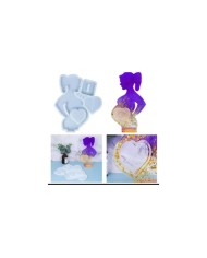 Hamile Kadın Dekoratif Epoksi Kalıbı - Hobi Silikon Kalıbı -Kod:1084