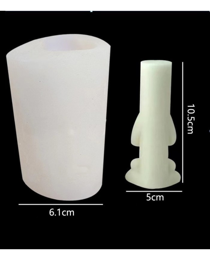 Meditasyon Mum Kalıbı - Hobi Silikon Kalıbı -Kod: