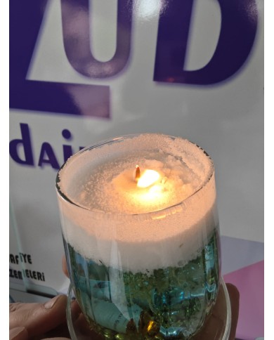 Organik İnci Tozu Mum 500gr