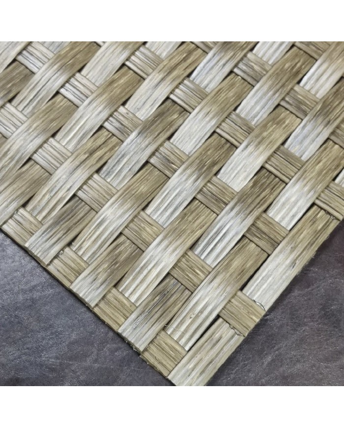 Kanallı Yassı Sentetik Plastik Koyu Ahşap Renk Rattan - 25 Kg - Özel Renk ve Stok İçin İletişime Geçiniz.