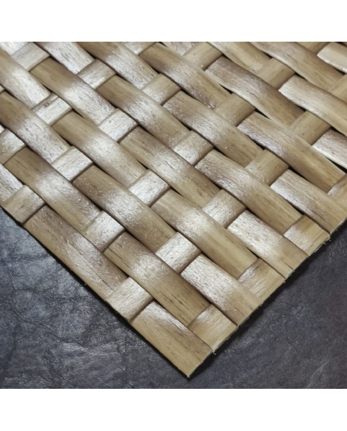 Yassı Sentetik Plastik Ahşap Desenli Rattan - 25 Kg - Özel Renk ve Stok İçin İletişime Geçiniz.