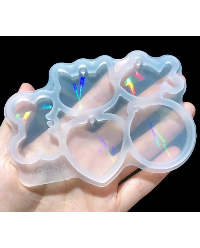 Holografik Evcil Hayvan Silikon Kalıp - Kod:473