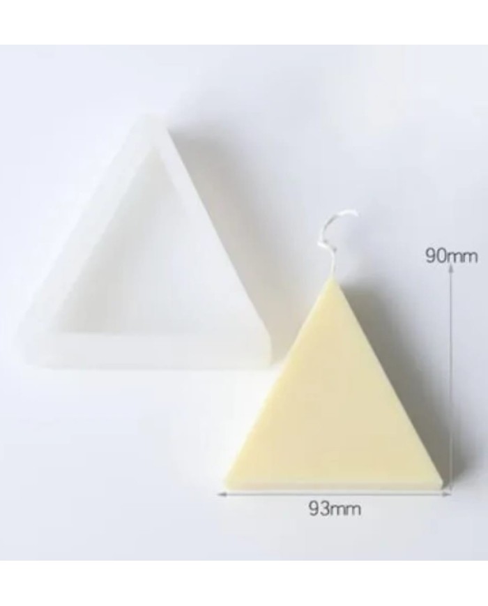 Üçgen Mum Silikon Kalıbı - Kod:506