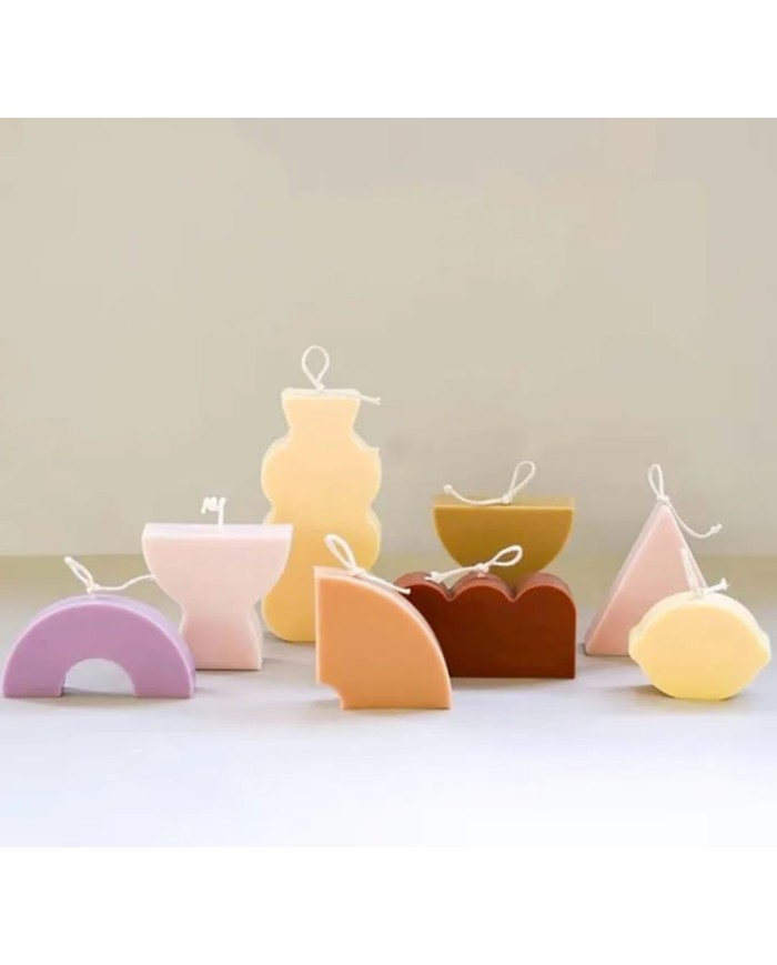 Buklem Mum Silikon Kalıbı - Kod:309