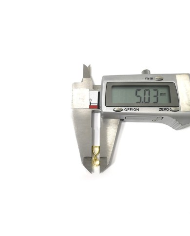 10 Adet -Reçine Epoksi Takı Kıskacı - Gold