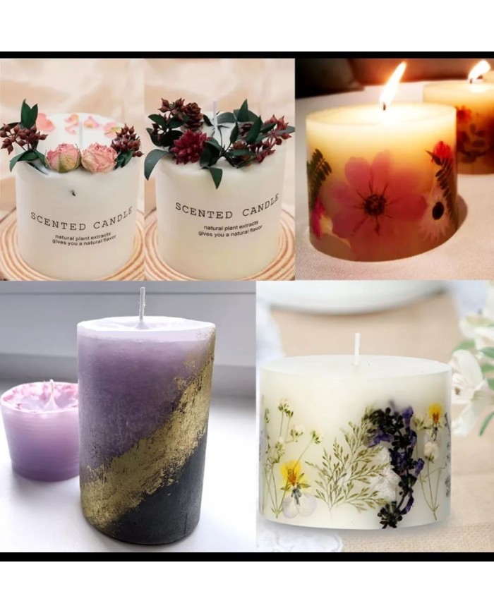 SİLİNDİR - Silikon mum Kalıp - 3cm -Kod:398