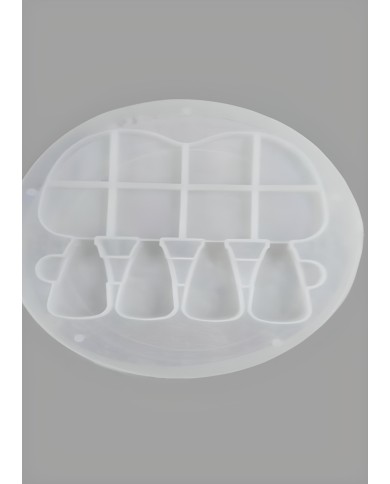 Peynir Bıçağı Standı Silikon Kalıbı - Hobi Silikon Kalıbı -Kod:460