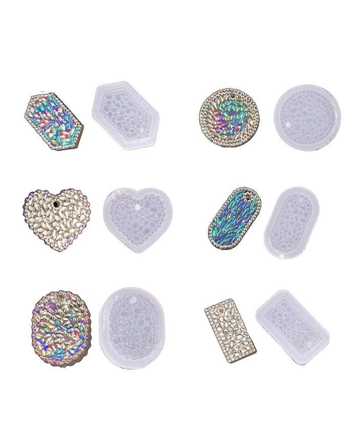 Kristal Kalp Epoksi Kalıbı - Hobi Silikon Kalıbı -Kod:463