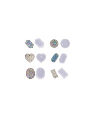 Kristal Kalp Epoksi Kalıbı - Hobi Silikon Kalıbı -Kod:463