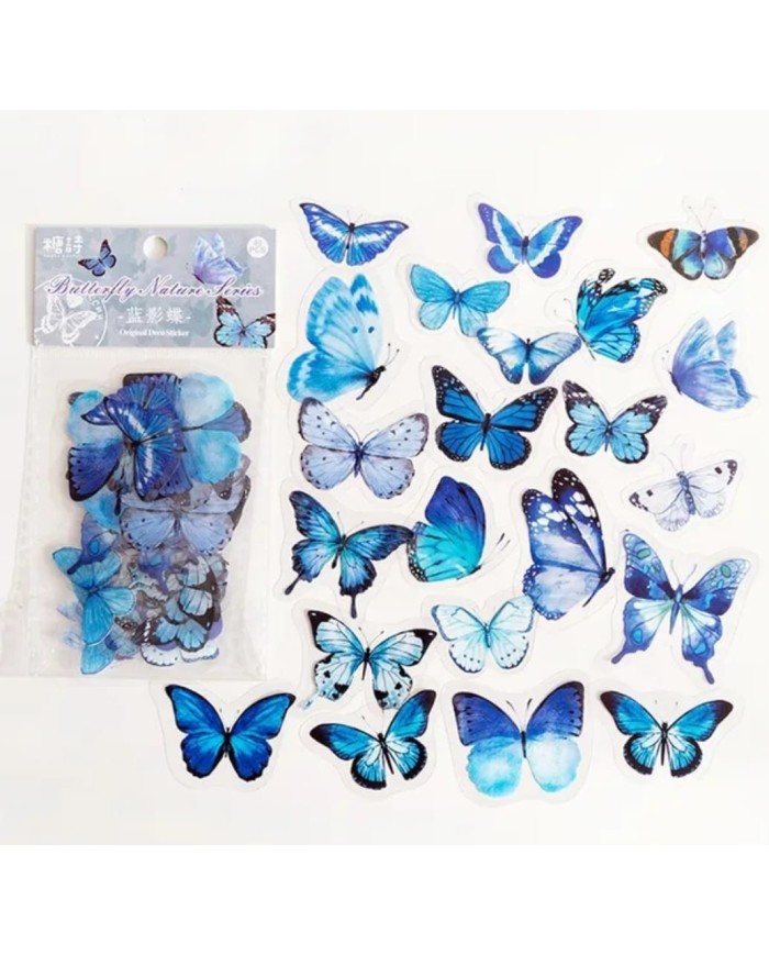 1 Paket - Kelebek Sticker