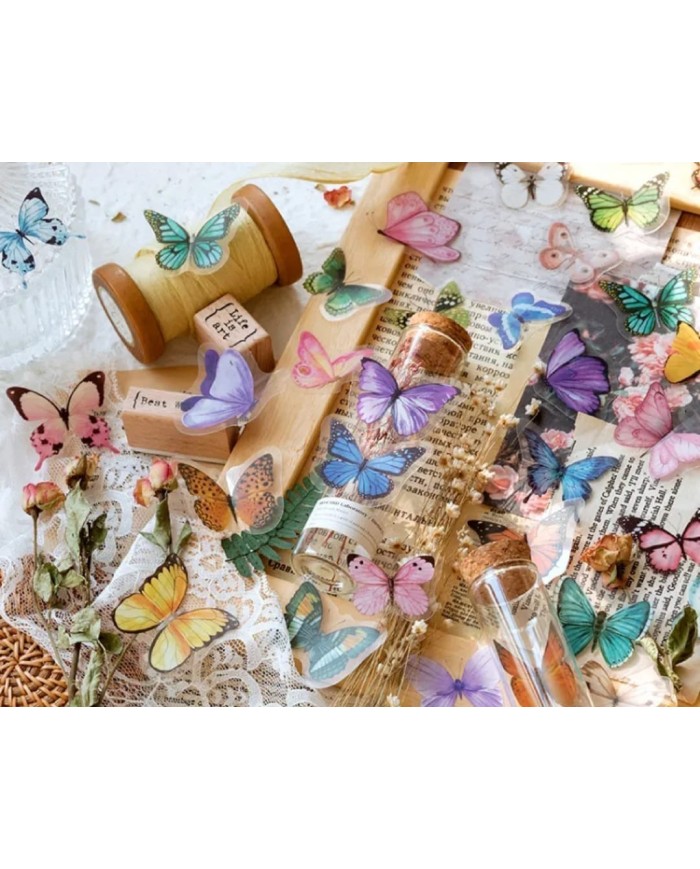1 Paket - Kelebek Sticker