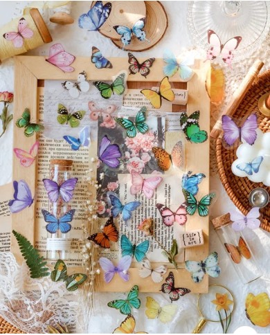 1 Paket - Kelebek Sticker