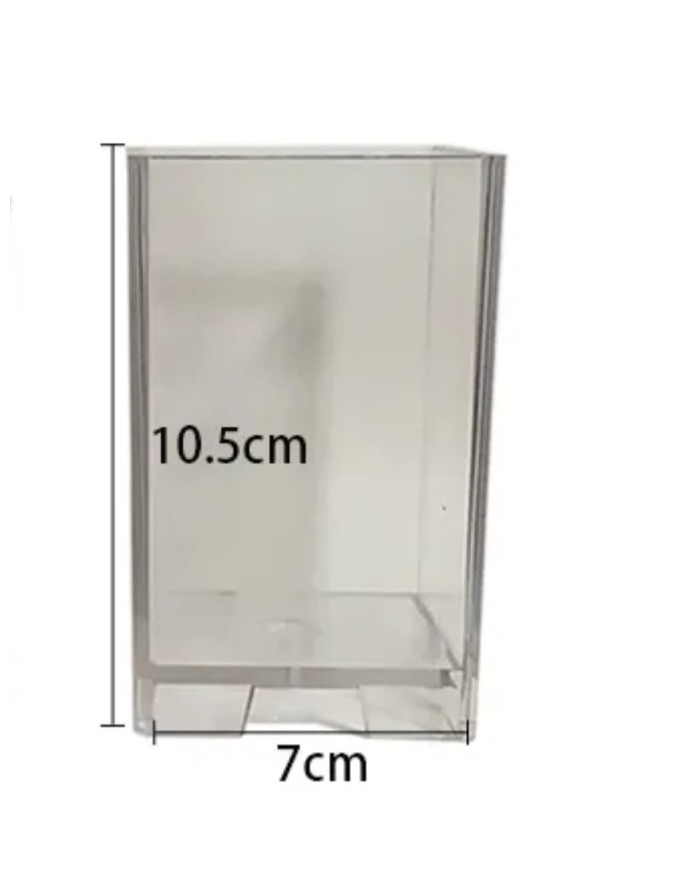 10,5x7 cm - Kare Mika Mum Kalıbı - Kod: