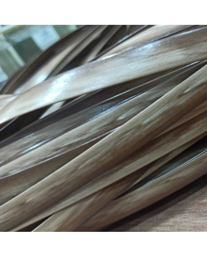 Yassı Sentetik Plastik Ahşap Desenli Rattan - 650g - Özel Renk ve Stok İçin İletişime Geçiniz.