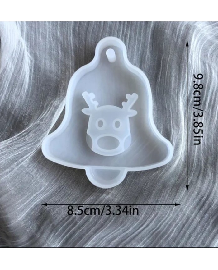 Ren Geyiği Yılbaşı Çanı Kalıbı