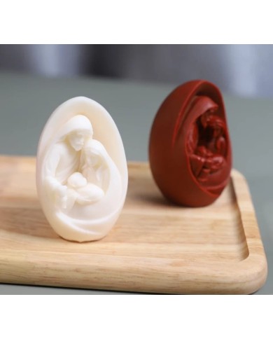 Katolik Aile Mum Kalıbı - Hobi Silikon Kalıbı