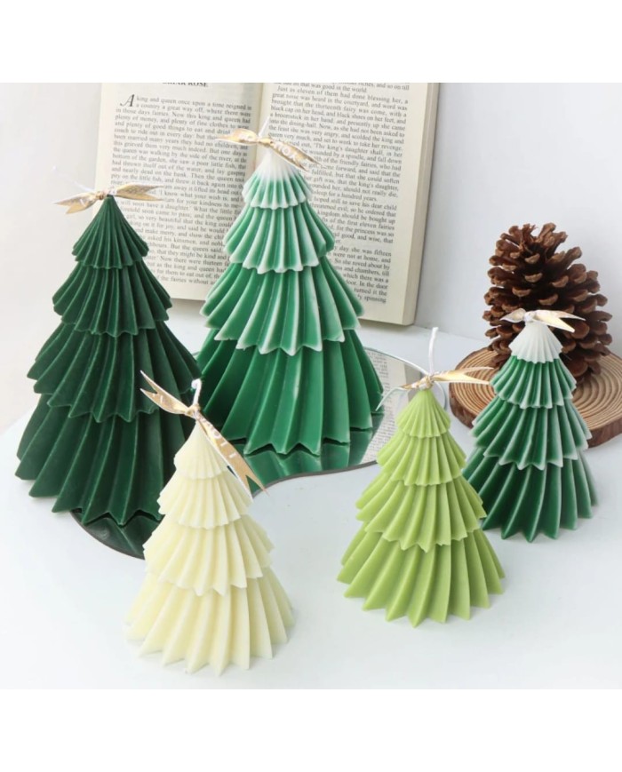 Çam Ağacı Mum Kalıbı - Hobi Silikon Kalıbı